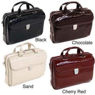 Siamod Womens Settembre Medium Leather Laptop Briefcase