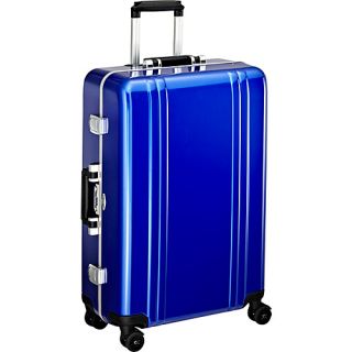 Classic Polycarbonate 26 4 Wheel Spinner Travel Case Blue   Ze