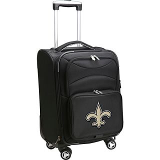 NFL New Orleans Saints 20 Domestic Carry On Spinner Black