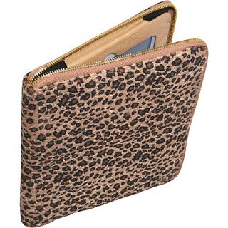 Leopard Tablet Case   Brown