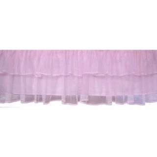 Triple Layer Tulle Crib Skirt   Pink by Tadpoles