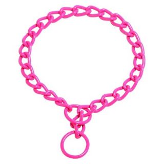 Platinum Pets Coated Chain Training Collar   Pink (16 x 2.5mm)