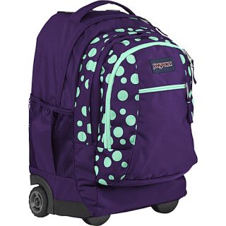 Driver 8 Rolling Backpack Purple Night / Mint to be Green Sylvia Dot  