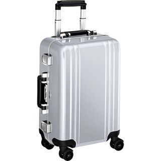 Classic Polycarbonate Carry On 4 Wheel Spinner Travel Case Silv