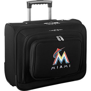 MLB Miami Marlins 14 Laptop Overnighter Black   Denco Spo