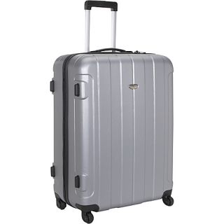 Rome 29 in. Hardshell Spinner Suitcase Silver Grey   Traveler