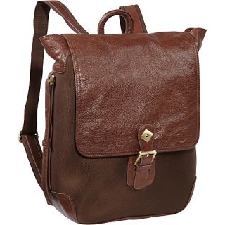 Two tone Backpack Two tone Dark Brown   AmeriLeather School & Day H