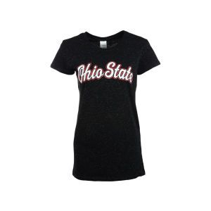 Ohio State Buckeyes J America NCAA Womens Glitter Script T Shirt