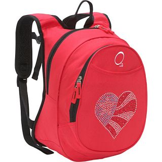 O3 Kids Pre School Flag Heart Backpack with Integrated Lunch Cooler Flag