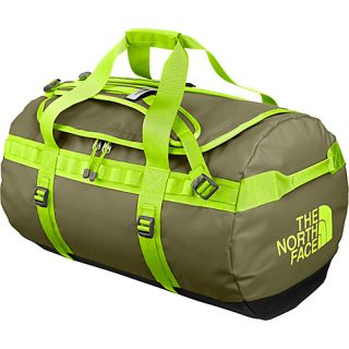Base Camp Duffel Medium Burnt Olive Green/Safety Green   The Nort
