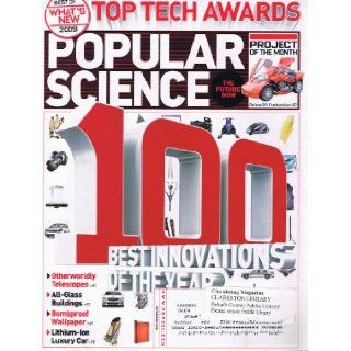 POPULAR SCIENCE MAGAZINE DECEMBER 2009 "100 BEST INNOVATIONS OF THE YEAR" Books