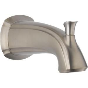 Delta Addison 7 1/2 in. Non Metallic Pull Up Diverter Tub Spout in Stainless RP61269SS