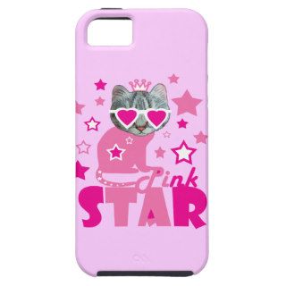cool pink star princess kitty iPhone 5 cases