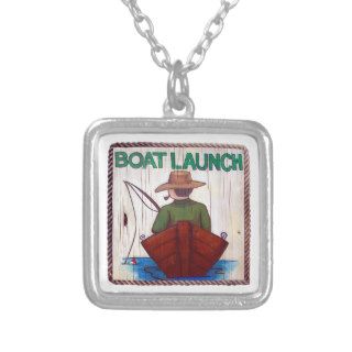 Go Fishing Boat Launch Necklace