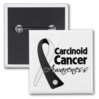 Carcinoid Cancer Awareness Ribbon Buttons