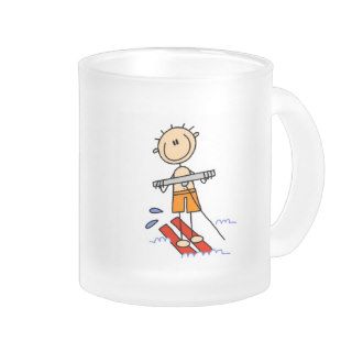 Stick Figure Water Skiing Tshirts and gifts Mugs