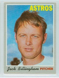 1970 Topps Baseball 701 Jack Billingham Astros Very Good to Excellent High Number Sports Collectibles