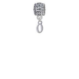 Small Silver Number   0   Sister Charm Dangle Bead Delight Jewelry Jewelry