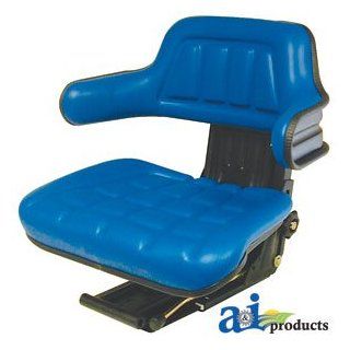 A & I Products Wrap Around Back w/ Arm Rest, BLU Replacement for Ford   New Holland Part Number W100BU