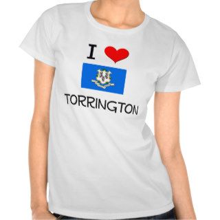 I Love Torrington Connecticut T Shirts