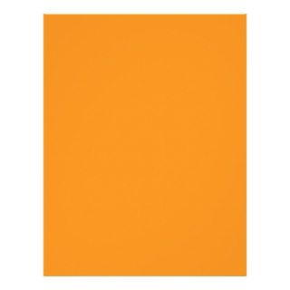 Background Color   Orange Letterhead Design