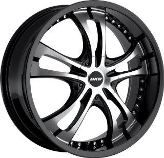 MKW M101 16 Black Wheel / Rim 4x100 & 4x4.5 with a 40mm Offset and a 73.00 Hub Bore. Partnumber M101 1670000840B Automotive
