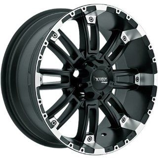 Incubus Crusher 17x9 Black Wheel / Rim 5x4.5 with a  12mm Offset and a 83.70 Hub Bore. Partnumber 816790545 12FBLM Automotive