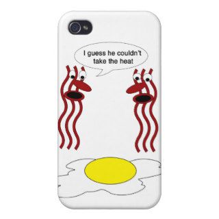 Bacon and Egg Couldn't Stand the Heat iPhone 4 Cases