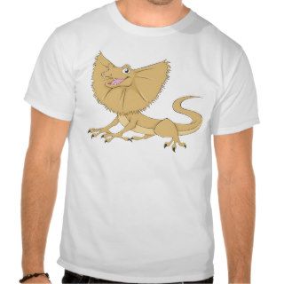 Happy Frilled Lizard Smiling T Shirts