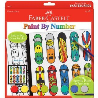 Paint by Number Skateboards Toys & Games