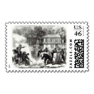 Confederate cotton burners near Memphis Postage Stamp