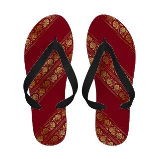 red gold henna Sandal Sandals