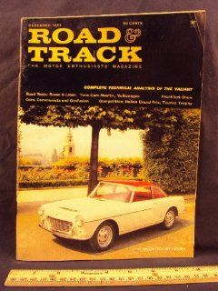 1959 59 December ROAD and TRACK Magazine, Volume 11 Number # 4 (Features Road Test On Rover 3  Liter, 1960 Volkswagen, & Fiat Abarth Zagato Twin Cam, + Ferrari 166 MM Classic Test) Road and Track Books