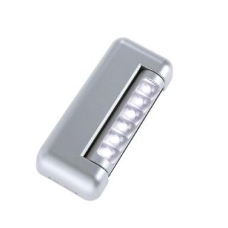 LightIt 6 LED Adjustable Silver Under Cabinet Light 20042 301