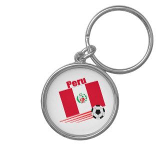 Peruvian Soccer Team Key Chains