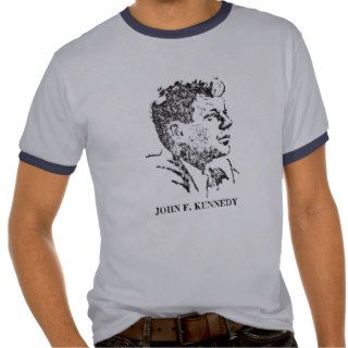 1963 profile of John F. Kennedy T shirt