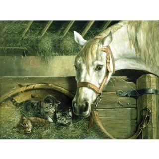 Reeves NOM134785 Paint By Number Artist's Collection, 12" x 16", Horse And Kitten  Art Paints 