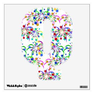 Alphabet Decal   Fireworks (Add Background Color) Wall Decals
