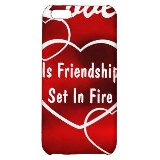 Love Is Friendship Set On Fire iPad Case4 Cust.