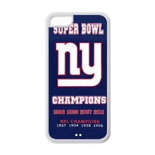 Custom NFL New York Giants Back Cover Case for iPhone 5C LLCC 1240 Cell Phones & Accessories