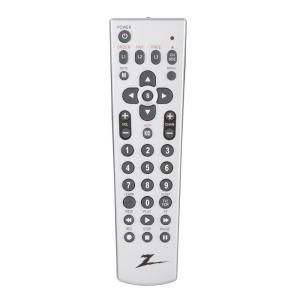 Zenith 1 Device TV On  Command and Lodgenet Remote Control   Silver ZH280