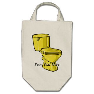 Golden Toilet Tote Bag