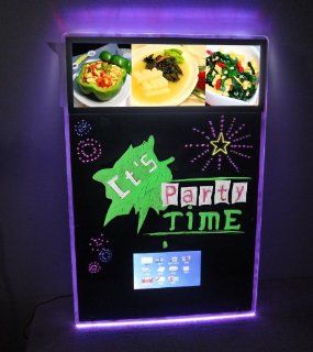 LED Advertising Display Writing/menu Board Sign with Light Box and LCD Screen  Electronic White Boards 
