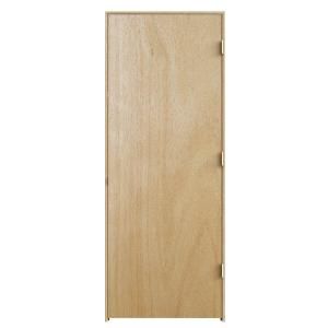 JELD WEN Woodgrain Flush Unfinished Hardwood Prehung Interior Door THDJW160700395