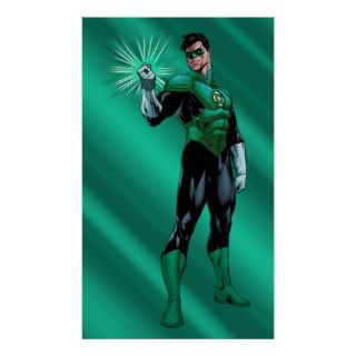 Green Lantern & Ring Print