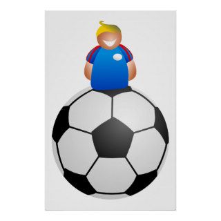 Soccer Player Poster