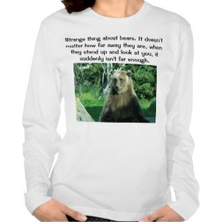 Funny Grizzly Bear Shirt for Women