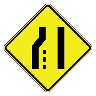 Lane Ends Merge Right Symbol 36"x36"  Business And Store Signs 