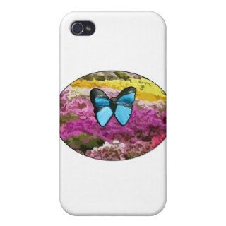 Morpho butterfly iPhone 4/4S cases
