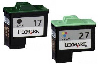 Lexmark Twin Pack #17 Black and #27 Color Print Cartridges 10N0595 Electronics